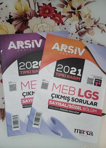 2020-2021 MEB LGS Çıkmış Sorular Kitapları