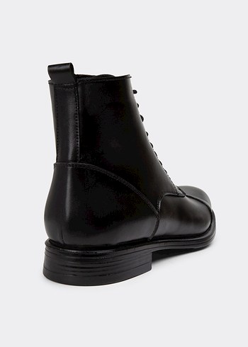 Siyah Deri Erkek Klasik Chelsea Bot - Görsel 2