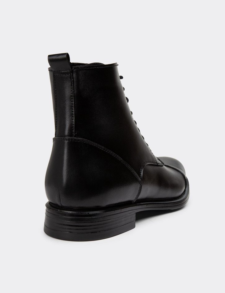 Siyah Deri Erkek Klasik Chelsea Bot - Görsel 2