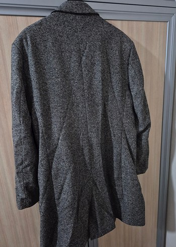 Gri Erkek Midi Boy Düğmeli Ceket - Görsel 2