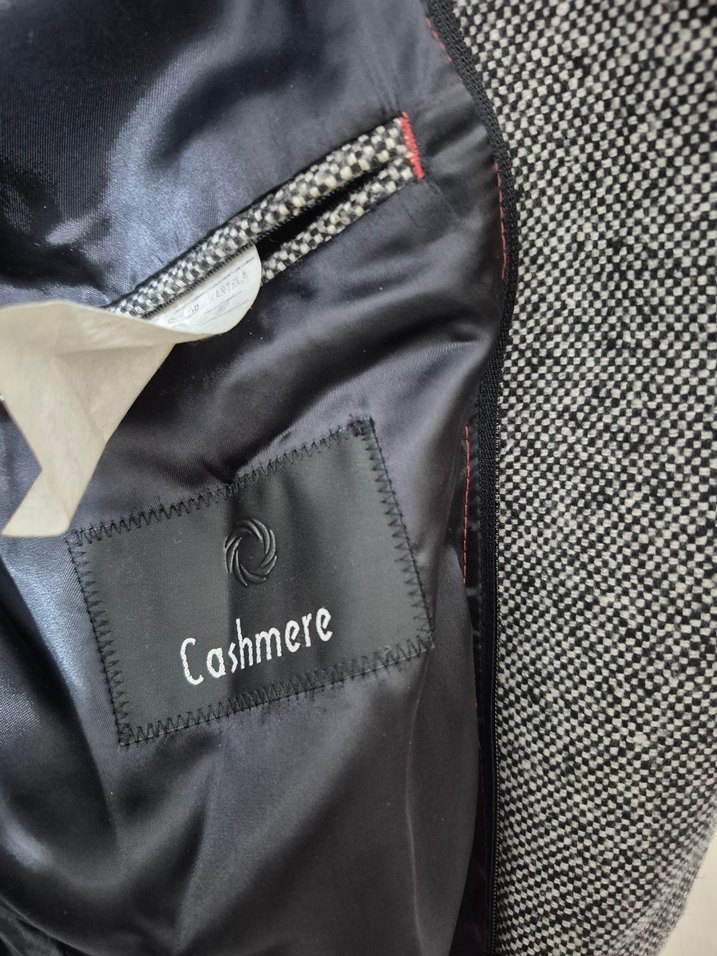 Gri Erkek Midi Boy Düğmeli Ceket - Görsel 3