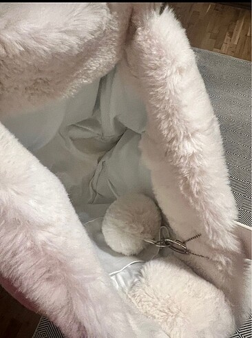 Beden beyaz Renk Guess Büyük Boy Peluş Çanta
