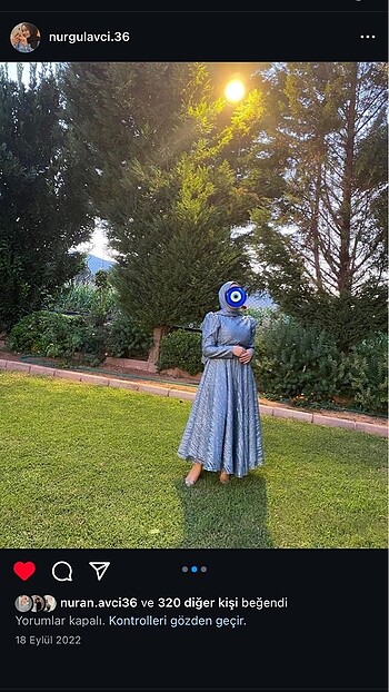 Diğer Bebe mavisi abiye