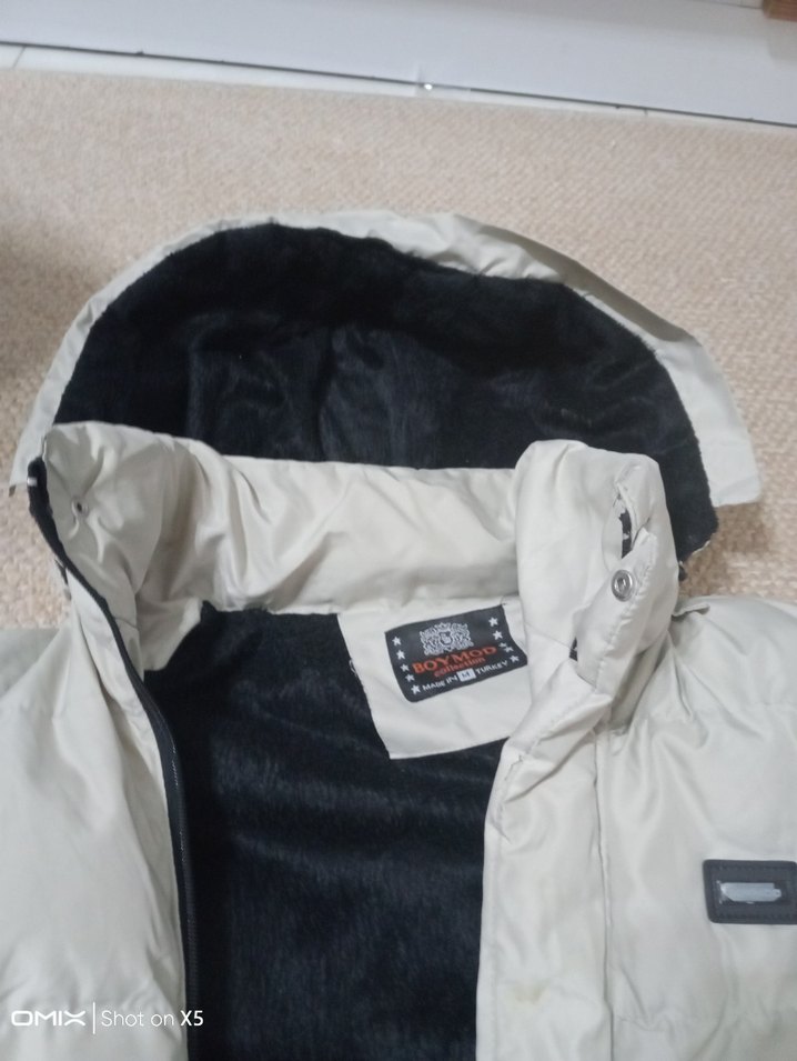 OMIX Gri Fermuarlı Erkek Midi Mont - Görsel 4