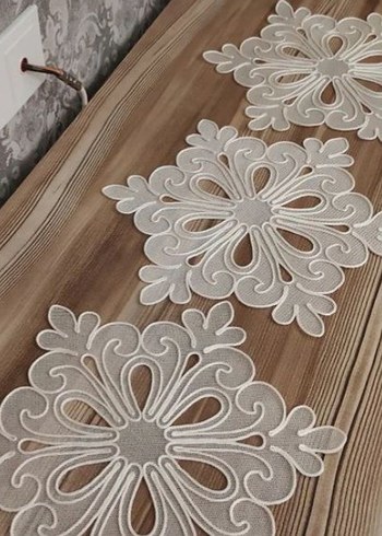 angelez isi el yapımı takimlarMasa Örtüleri Seti - Görsel 2