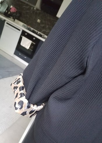 Gri Yılan Desenli Kadın Blazer Ceket - Görsel 2