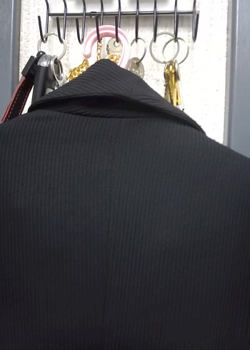 Gri Yılan Desenli Kadın Blazer Ceket - Görsel 5