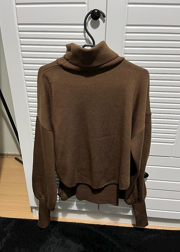 Kahverengi Boğazlı Kadın Eşofman Takımı - Görsel 3