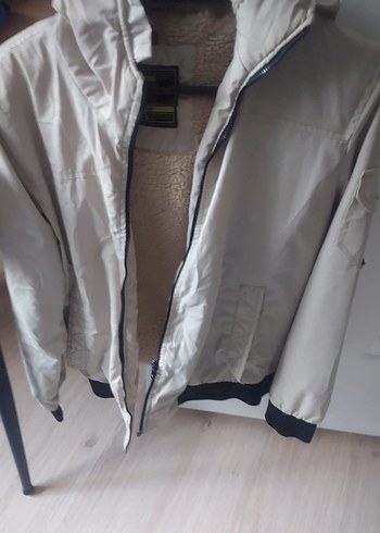Beyaz Kürklü erkek ceket - Görsel 2