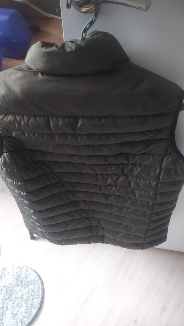 Erkek Gri Fermuarlı Yelek - Görsel 3