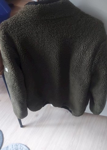 Erkek yesili Sıcak Polar Ceket - Görsel 3