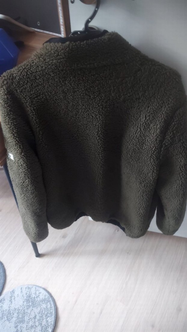 Erkek yesili Sıcak Polar Ceket - Görsel 3