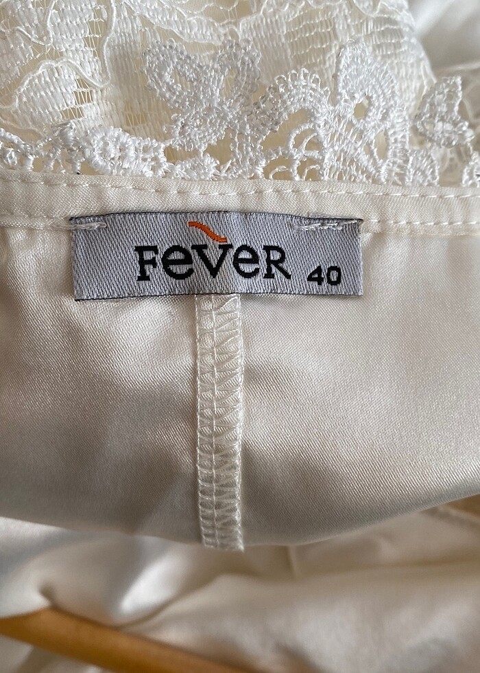 Beyaz dantel elbise - Görsel 3