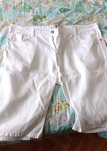 Defacto Beyaz Denim Sort Slim Fit