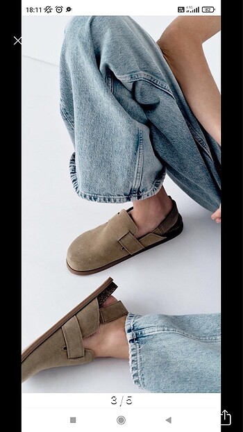 36 Beden Zara sabo sandalet