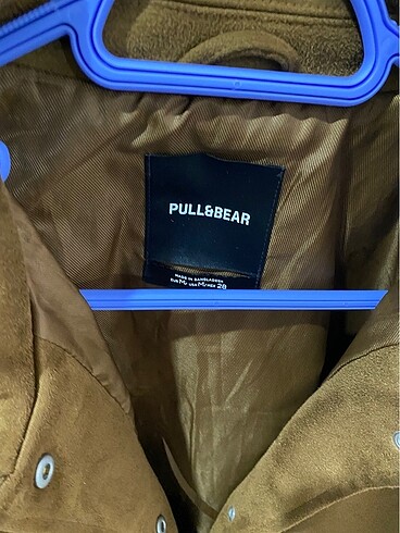 m Beden Pull and bear süet ceket
