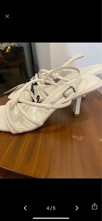 Zara Zara yeni etiketli topuklu sandalet