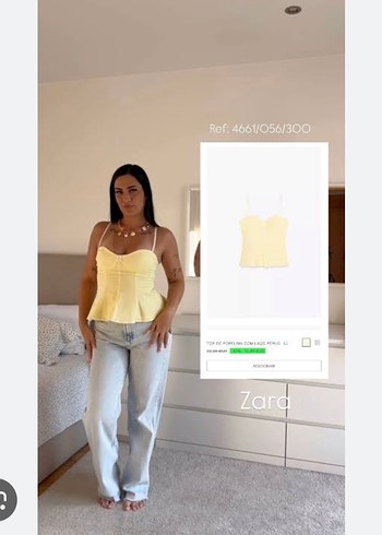 Zara Sarı Kadın Büstiyer - Görsel 2