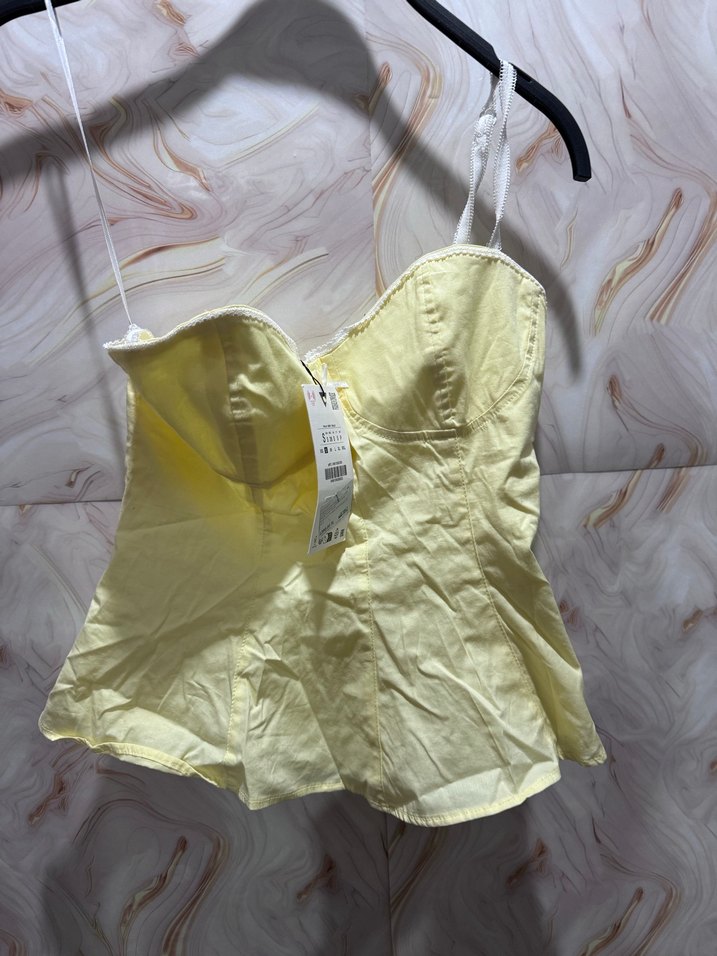 Zara Sarı Kadın Büstiyer - Görsel 3
