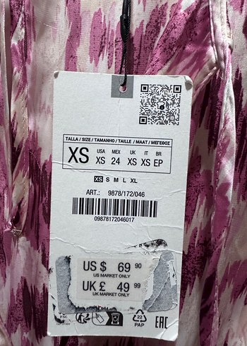 Zara Pembe Bağcıklı Uzun Bohem Tulum - Görsel 6