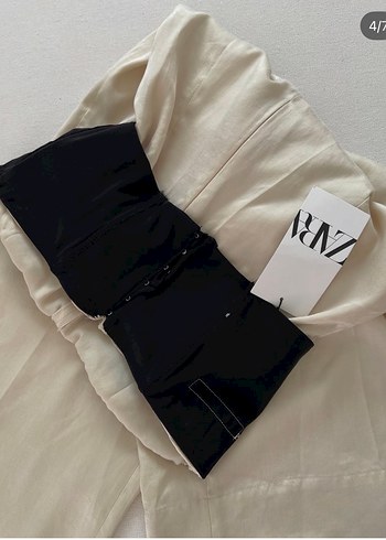 Zara straplez tulum - Görsel 5