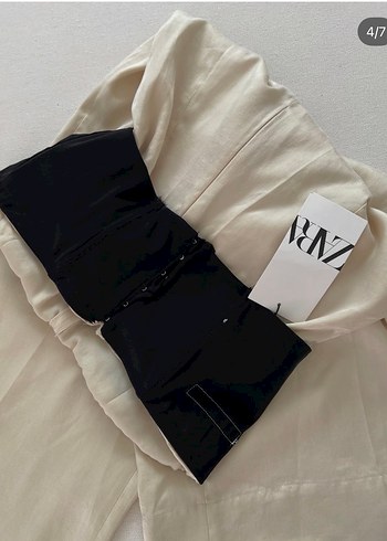 Zara straplez tulum - Görsel 3