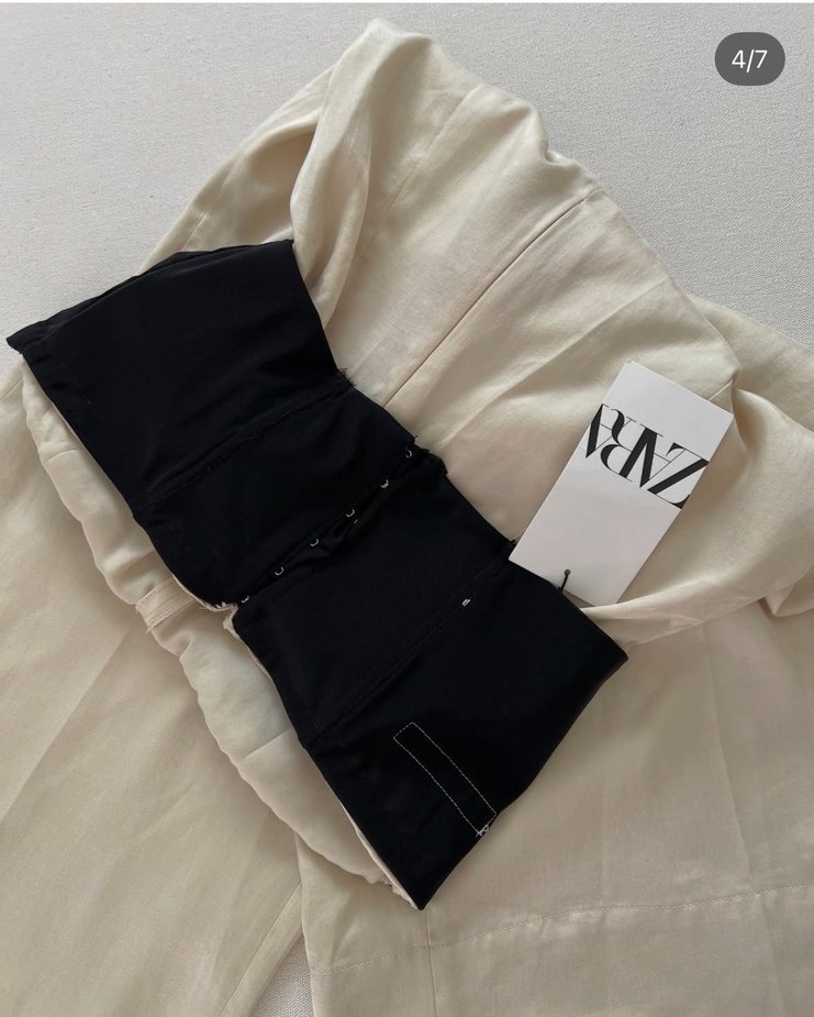 Zara straplez tulum - Görsel 3