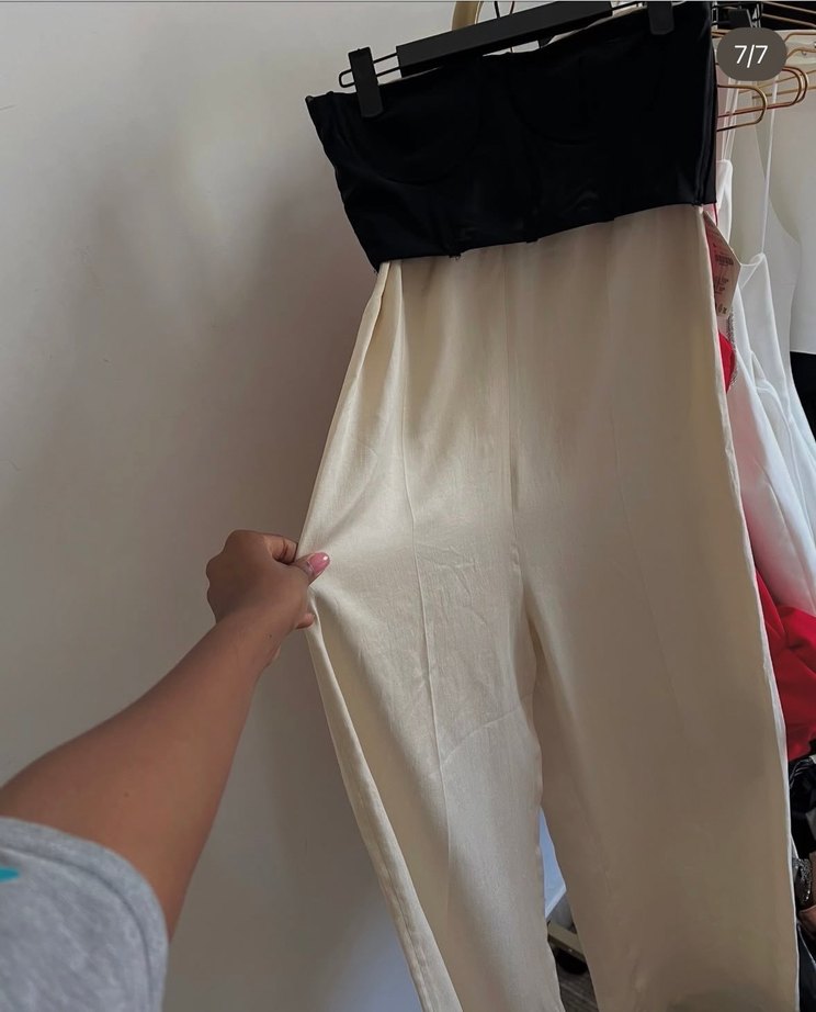 Zara straplez tulum - Görsel 4