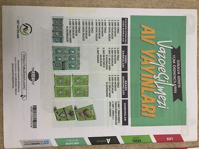 Av yayınları 8. Sınıf deneme - Görsel 3