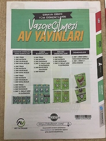 Av yayınları 8. Sınıf deneme - Görsel 5