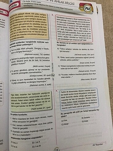 Av yayınları 8. Sınıf deneme - Görsel 6