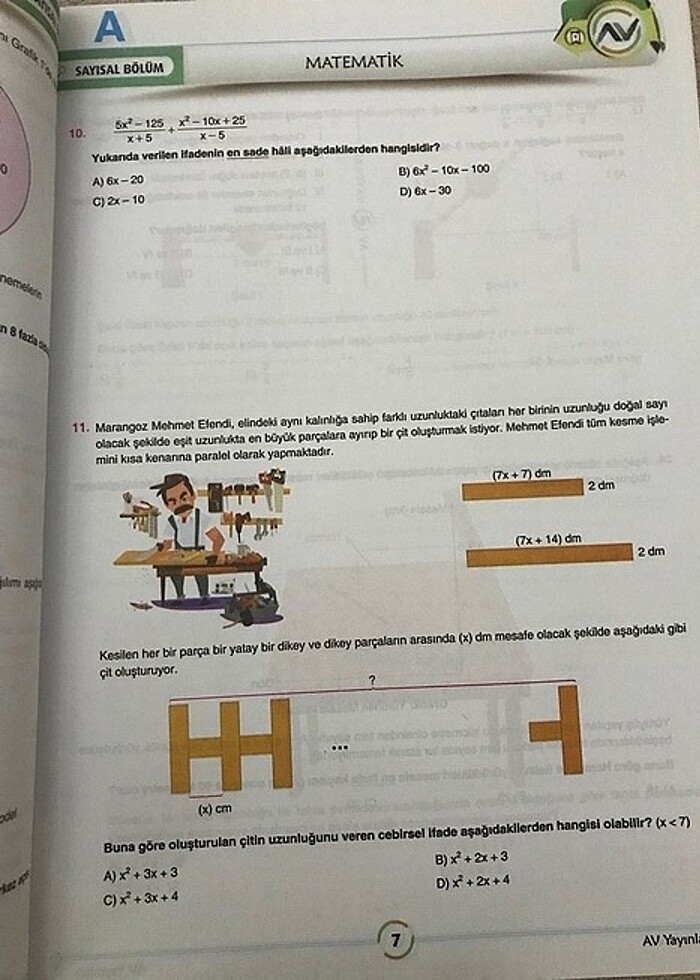 Av yayınları 8. Sınıf deneme - Görsel 4
