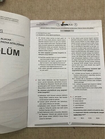 DNM plus 8. Sınıf deneme kitabı - Görsel 2