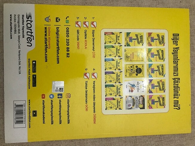 Start fen fen bilimleri kampı 8. Sınıf - Görsel 3