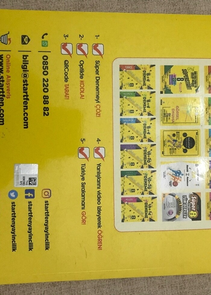 Start fen fen bilimleri kampı 8. Sınıf - Görsel 3