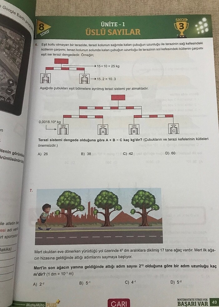 Arı yayınları var matematik soru bankası 8. Sınıf - Görsel 2
