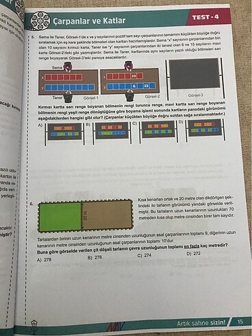 Maç yayınları 8. Sınıf matematik prova sahnesi - Görsel 2
