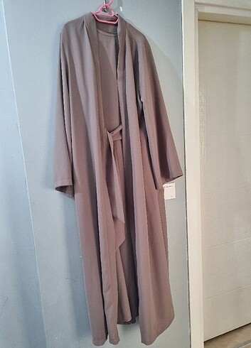 l Beden Abaya elbise ikili takım