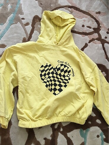 Sarı sweatshirt