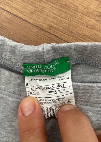 Bentton Kız Çocuk Gri Pamuklu Tayt 6-7 yaş - Görsel 3