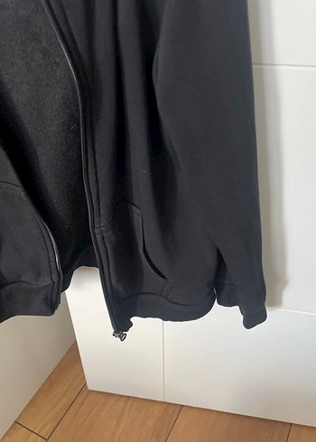 Fermuarlı Siyah çocuk ceketi - Görsel 2