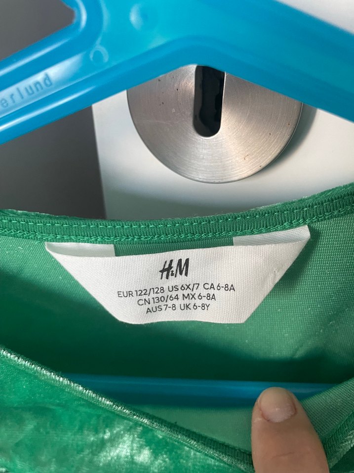 H&M Kız Çocuk Parlak Yeşil Fırfırlı Elbise - Görsel 2