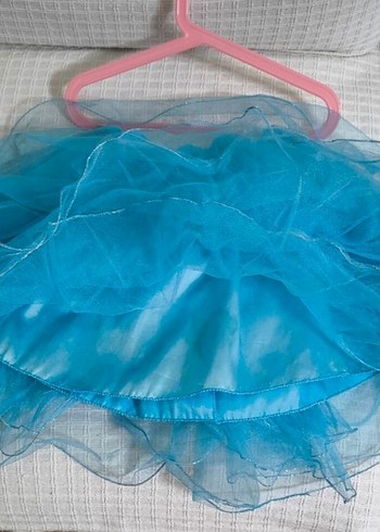 Kız Çocuk Mavi tül Etek - Görsel 2