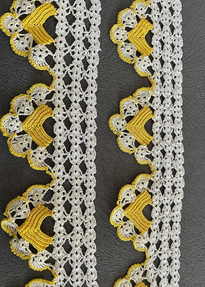 El örmesi tığ havlu kenarı - Görsel 4