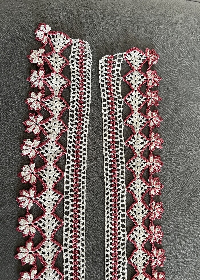 El örmesi tığ havlu kenarı - Görsel 2