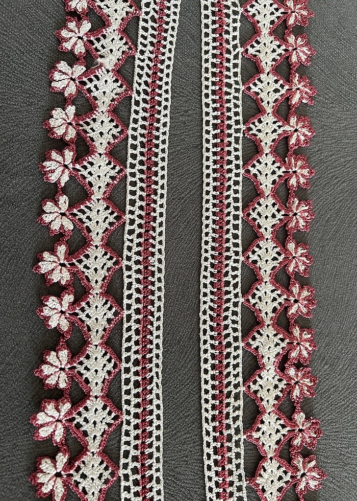 El örmesi tığ havlu kenarı - Görsel 3