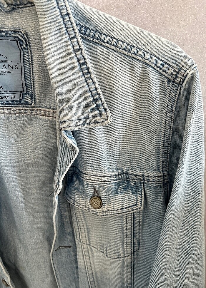 Mavi kot ceket - Görsel 5