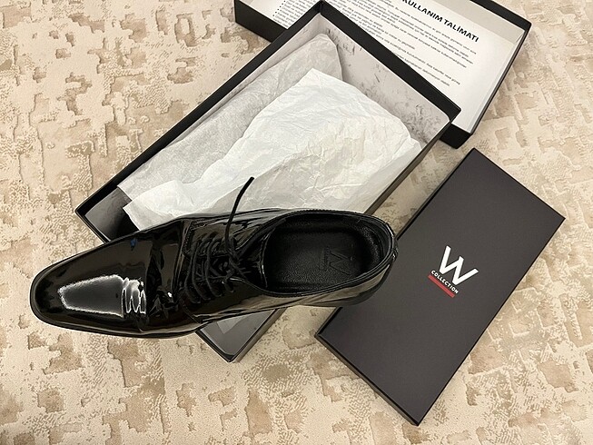 W Collection - Siyah Rugan Ayakkabi