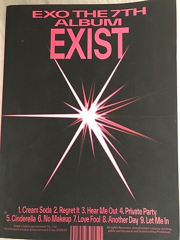 Exo Exist albüm