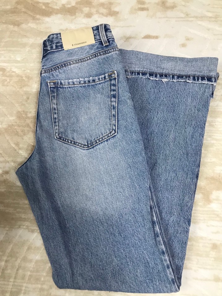 Stradivaruis 
Rahat Kesim Midi Kadın Jean Pantolon - Görsel 3